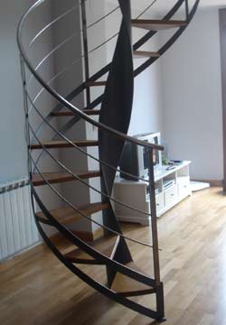 Escaleras Caracol - Modelo Helicoidal Atenas